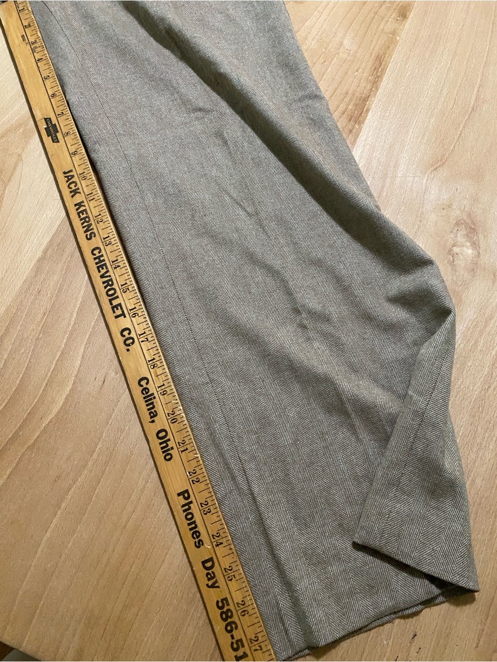 Banana Republic Wool Wide Leg Women’s Drawstring Pants brown - Picture 11 of 12